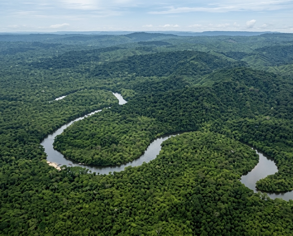 Canopée de la forêt équatoriale